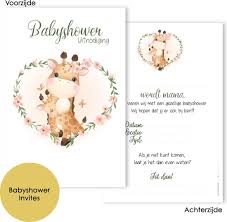 uitnodiging babyshower