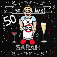 uitnodiging maken 50 jaar sarah