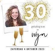 uitnodiging 30ste verjaardag