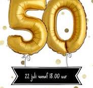 uitnodiging 50 jarige verjaardag