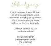 voorbeeld uitnodiging verjaardag 60 jaar
