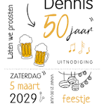 uitnodiging 50 jaar man