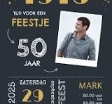 uitnodiging maken 50 jaar vrouw