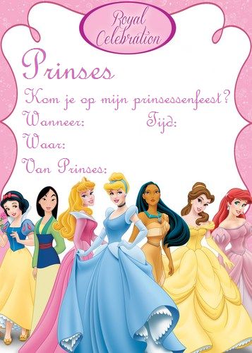 uitnodiging disney