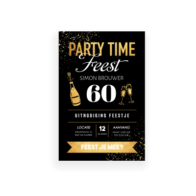 verjaardagsuitnodiging 60 jaar