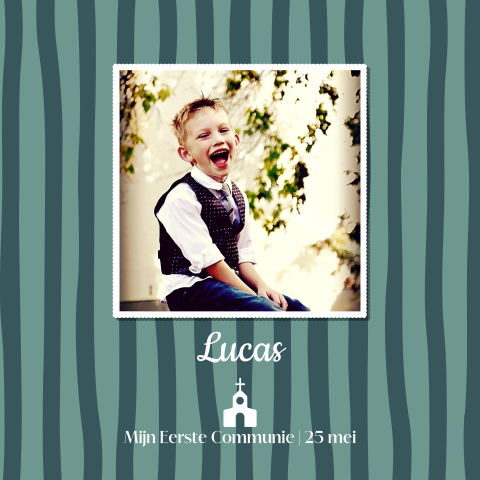 zelf communiekaartjes maken