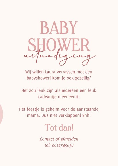 baby shower uitnodigingen
