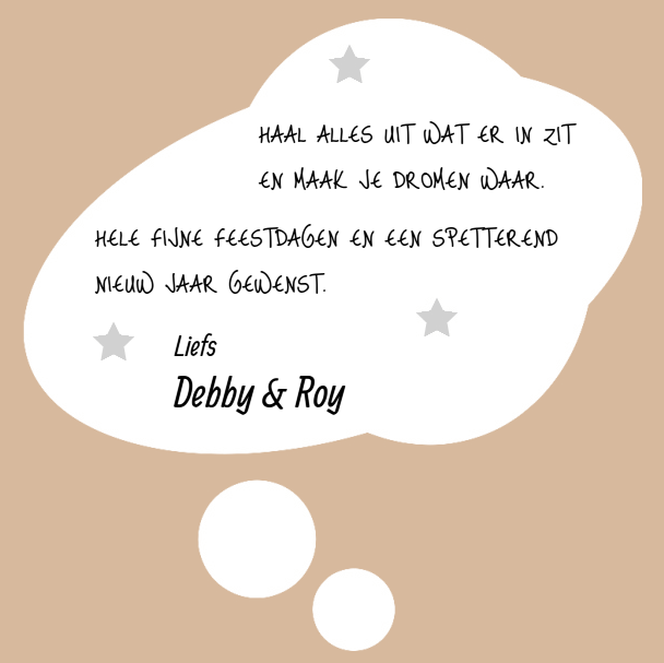 leuke tekst op kerstkaart