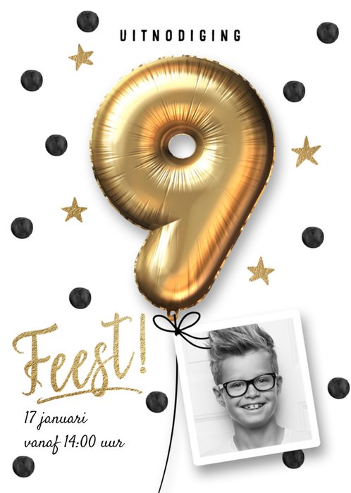 uitnodiging feestje jongen