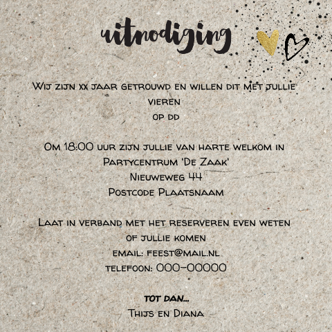 uitnodiging te maken