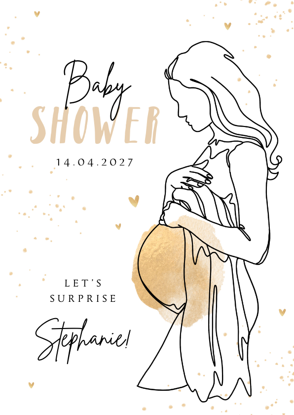 uitnodigingen baby shower