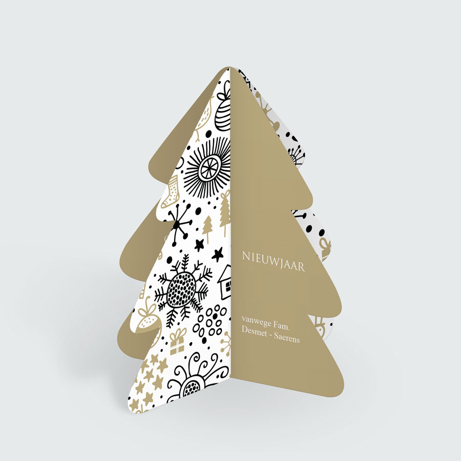 creatieve kerstkaart