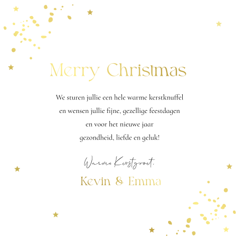 leuke tekst op kerstkaart