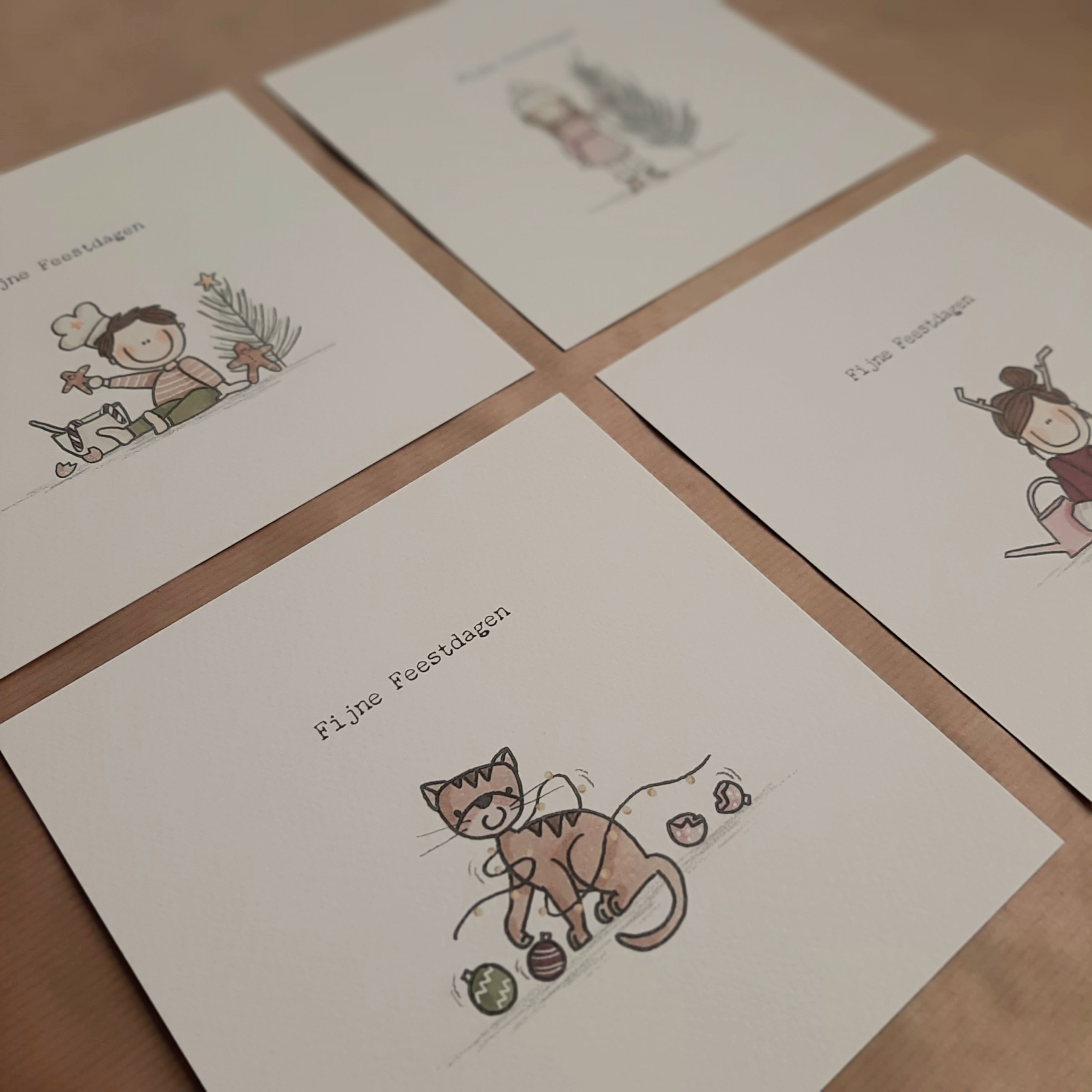 setje kerstkaarten bestellen