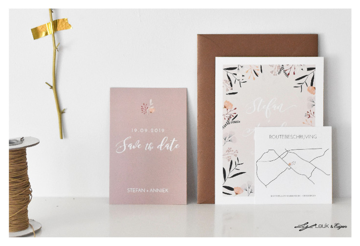 cotton bird trouwkaarten
