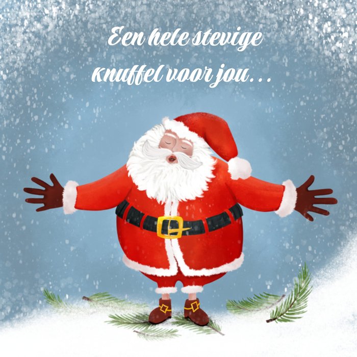 kerstkaart kerstman