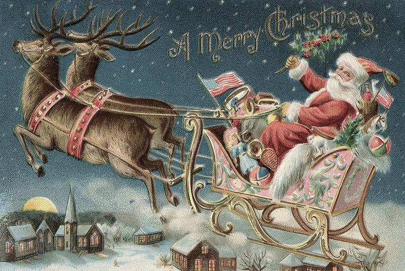 nostalgische kerstkaart
