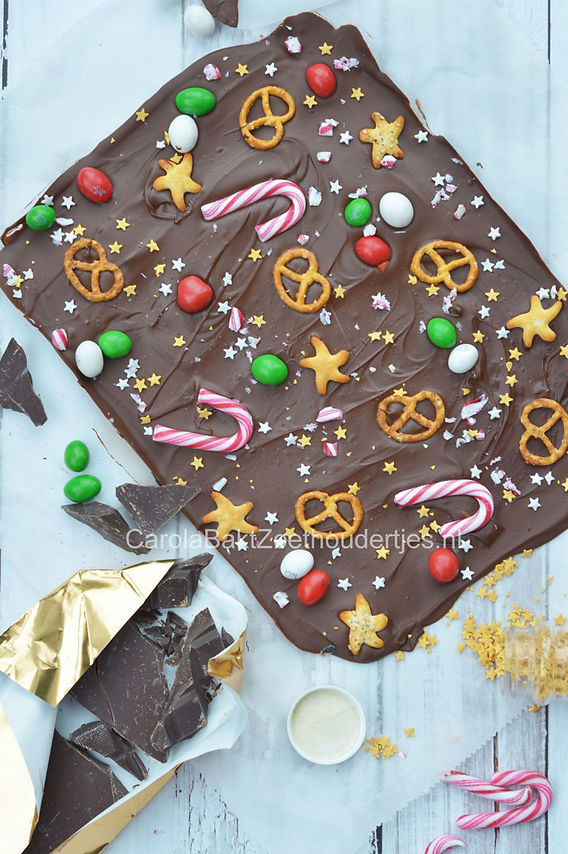 chocolade kerstkaart