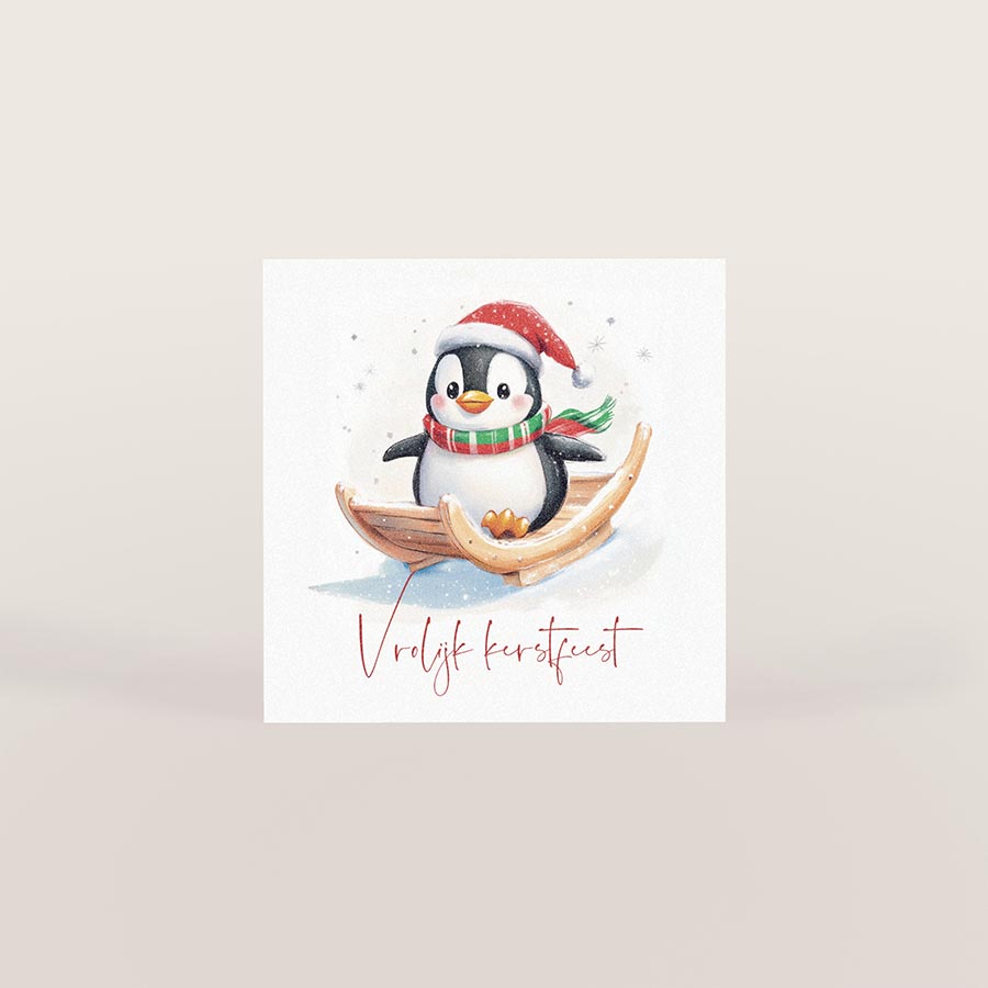 kinder kerstkaart