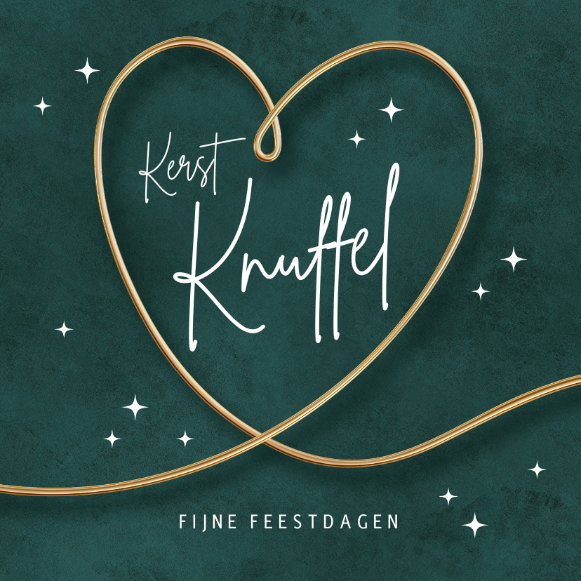 kerstkaart lief