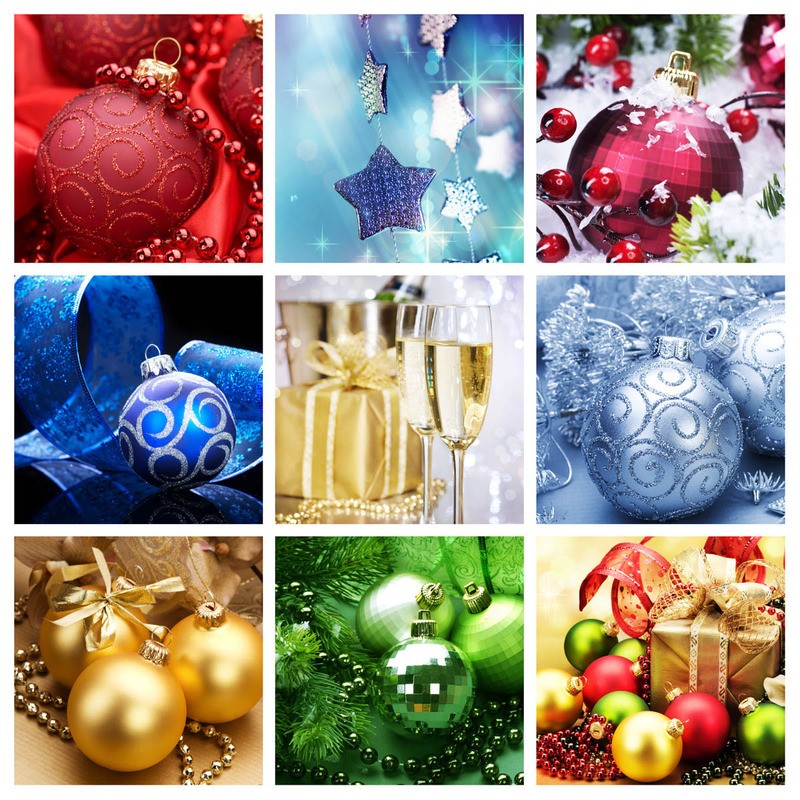 kerstkaart fotocollage