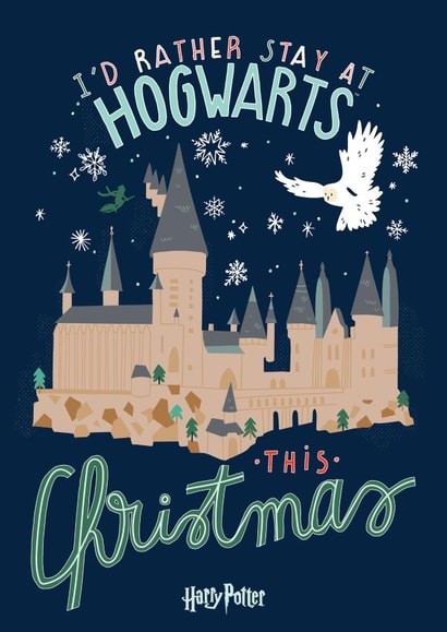 kerstkaart harry potter