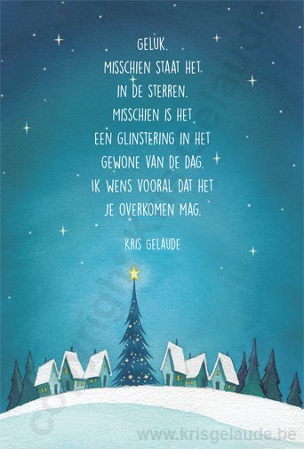 kerst wenskaart
