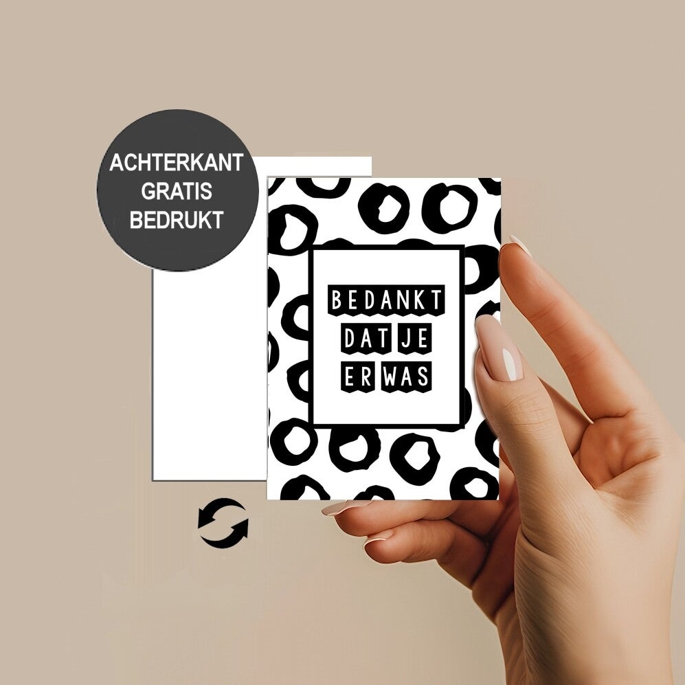 kleine bedankkaartjes